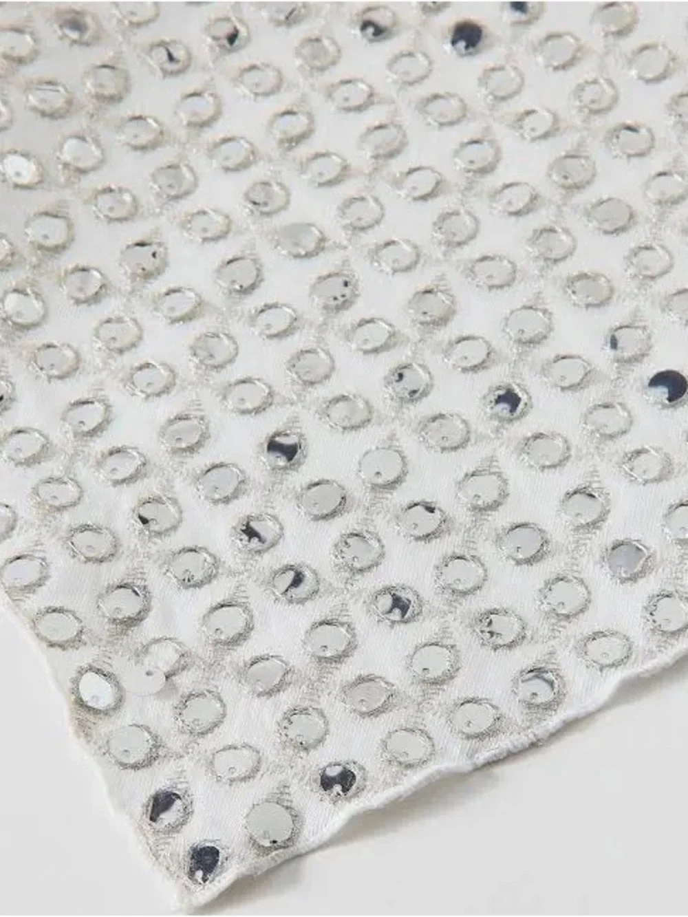 Urban Outfitters White Mirrored Triangle Headscarf